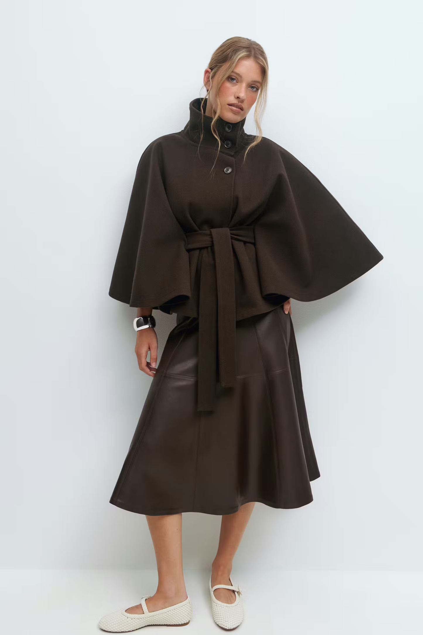 Belted Cocoon Jacket
