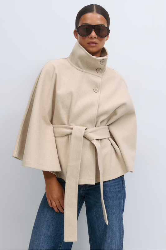 Belted Cocoon Jacket