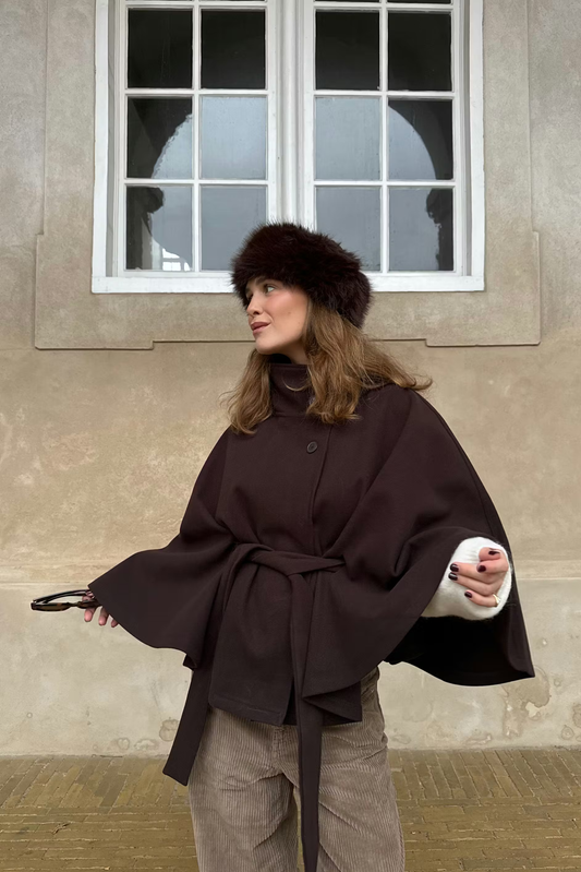 Belted Cocoon Jacket