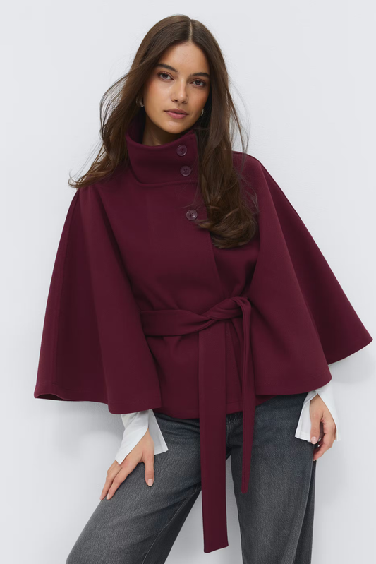 Belted Cocoon Jacket
